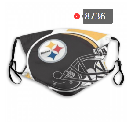 NFL 2020 Pittsburgh Steelers Dust mask with filter